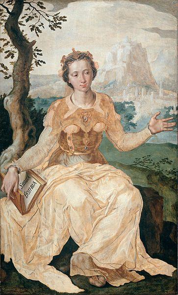 Maerten van heemskerck The Erythraean Sibyl.